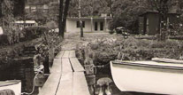Foto: Richtfest des neuen Bootshauses 1953