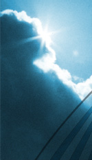Foto: Sonne hinter Wolken