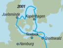 Karte: Seereise 2001