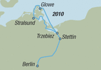 Karte: Seereise 2010