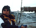 Foto: Katharina auf hoher See